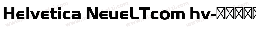 Helvetica NeueLTcom hv字体转换